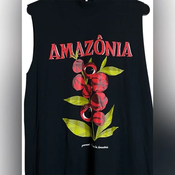 NWT Rare Farm Rio the Macacão Saruel Amazônia black jumpsuit size P (S) - Picture 5 of 7